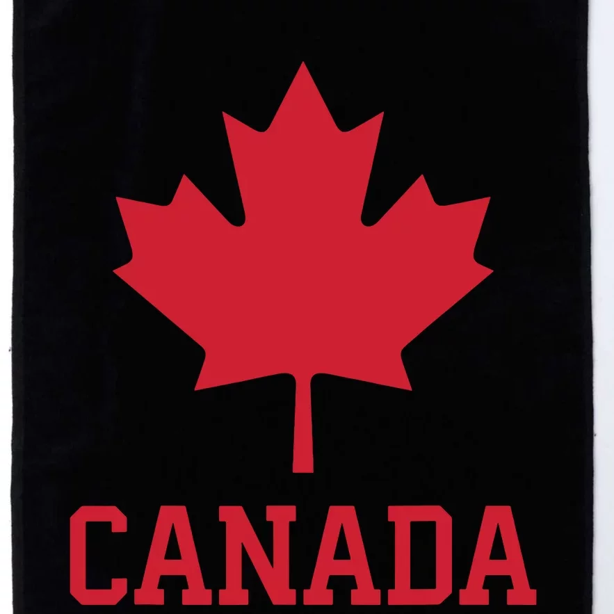 Canada Red Maple Leaf Flag Canada Day Platinum Collection Golf Towel