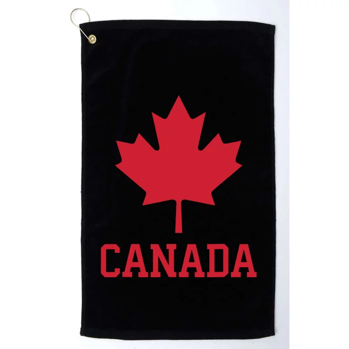 Canada Red Maple Leaf Flag Canada Day Platinum Collection Golf Towel