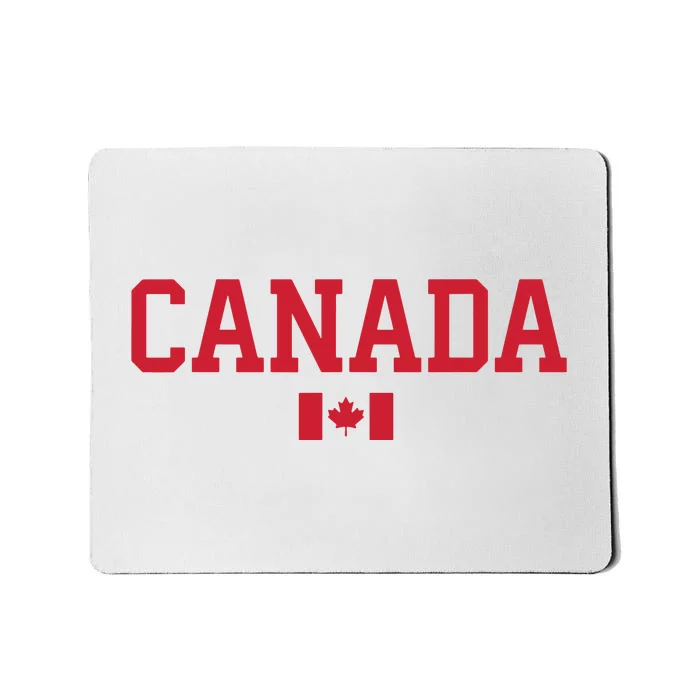 Canada Red Maple Leaf Flag Canada Day Mousepad