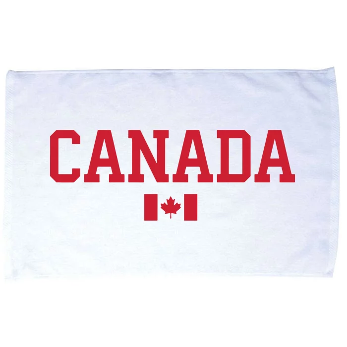 Canada Red Maple Leaf Flag Canada Day Microfiber Hand Towel