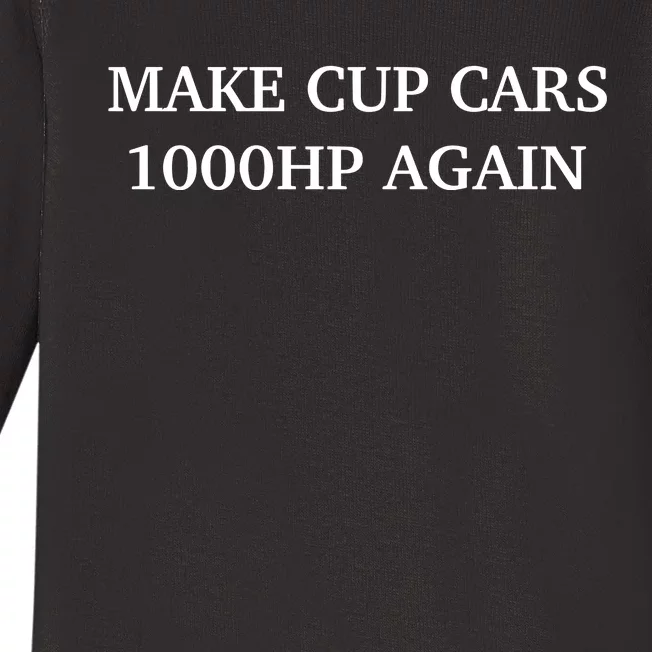 Couch Racer Make Cup Cars 1000hp Again Baby Long Sleeve Bodysuit