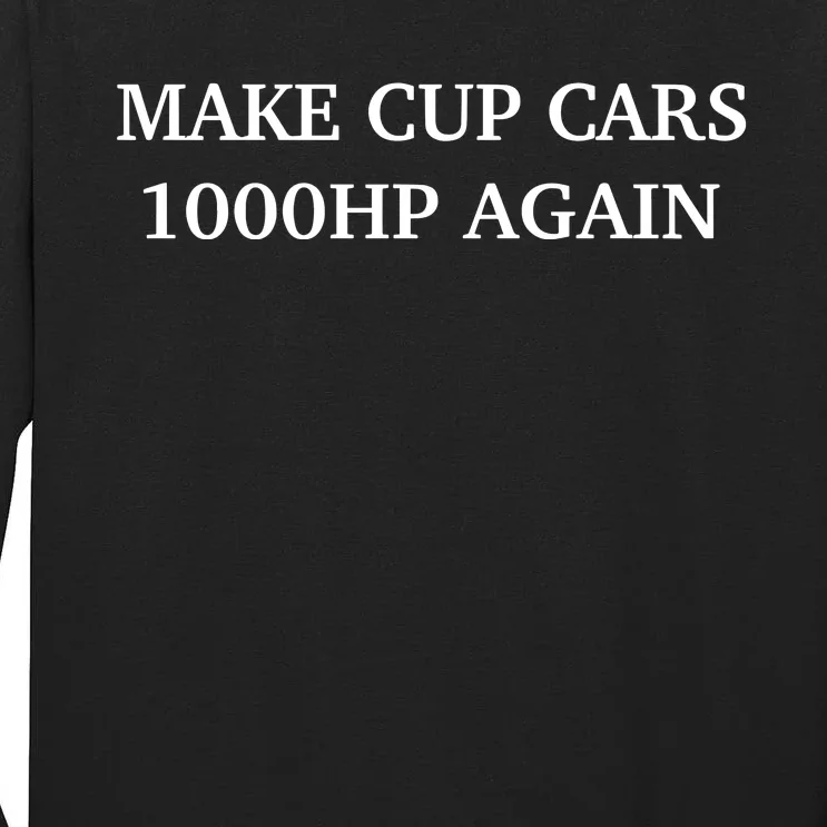 Couch Racer Make Cup Cars 1000hp Again Tall Long Sleeve T-Shirt