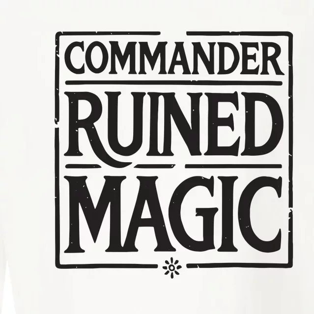 Commander Ruined Magic Cropped Pullover Crew