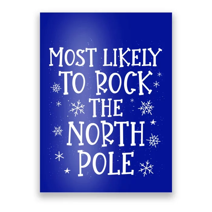 Christmas Rock Music Most Likely To Christmas Gift Poster