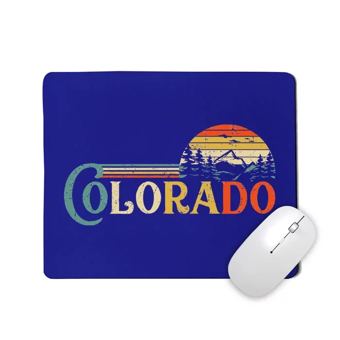 Colorado Rocky Mountain Sun Boulder Hiking Mousepad