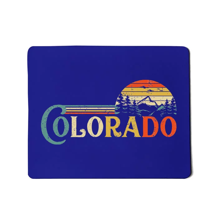 Colorado Rocky Mountain Sun Boulder Hiking Mousepad