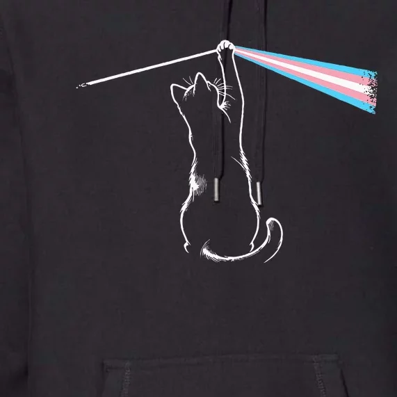 Cat Rock Music Tran Pride Lgbt Premium Hoodie