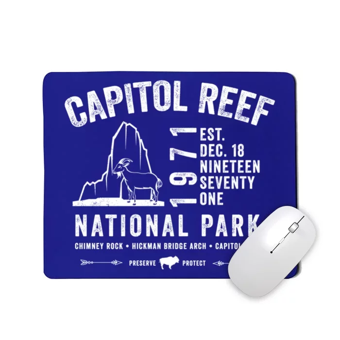 Capitol Reef National Park Utah Souvenir Gift Mousepad