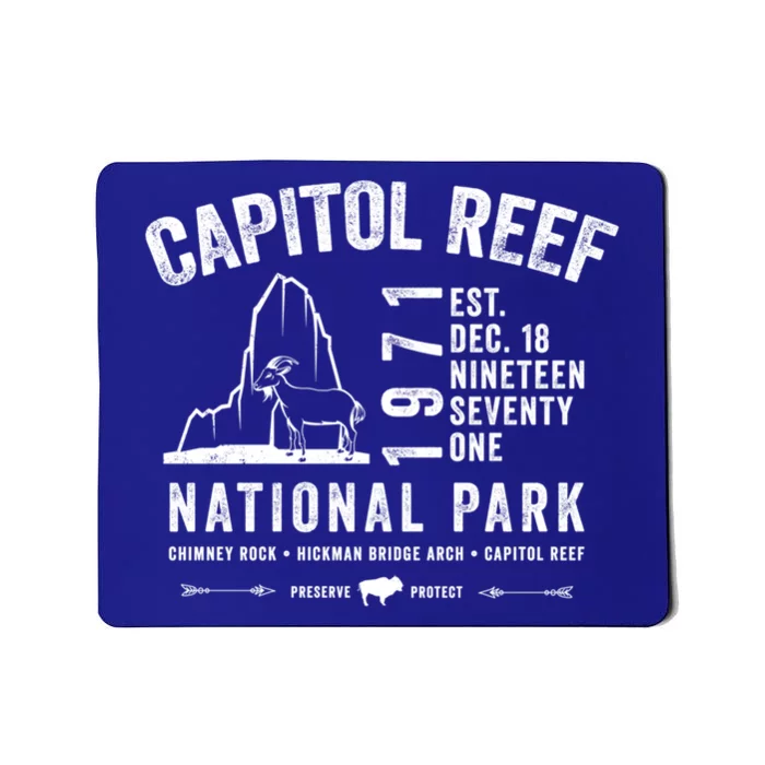 Capitol Reef National Park Utah Souvenir Gift Mousepad