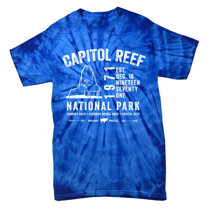 Capitol Reef National Park Utah Souvenir Gift Tie-Dye T-Shirt