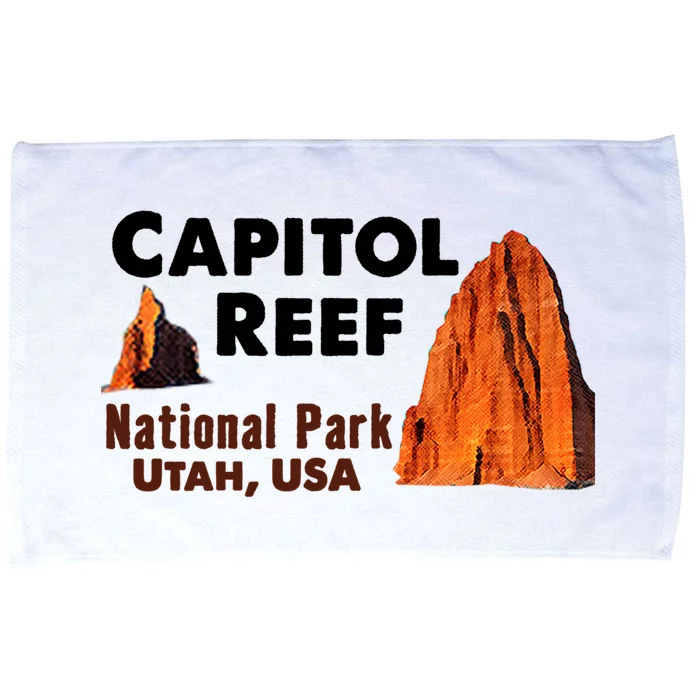 Capitol Reef National Park Travel Utah Usa Earth Explorer Funny Gift Microfiber Hand Towel