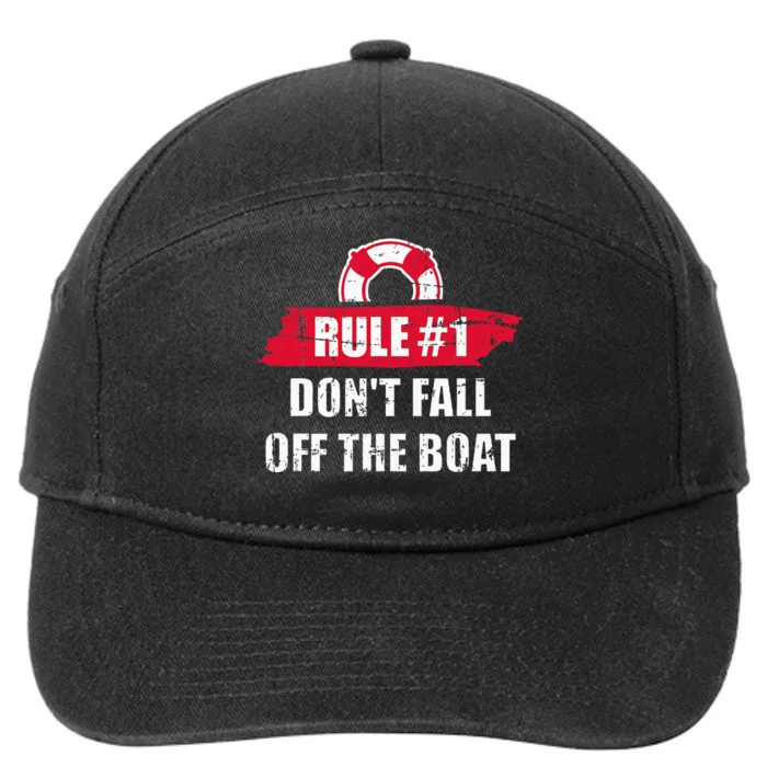 Cruise Rule Number 7-Panel Snapback Hat