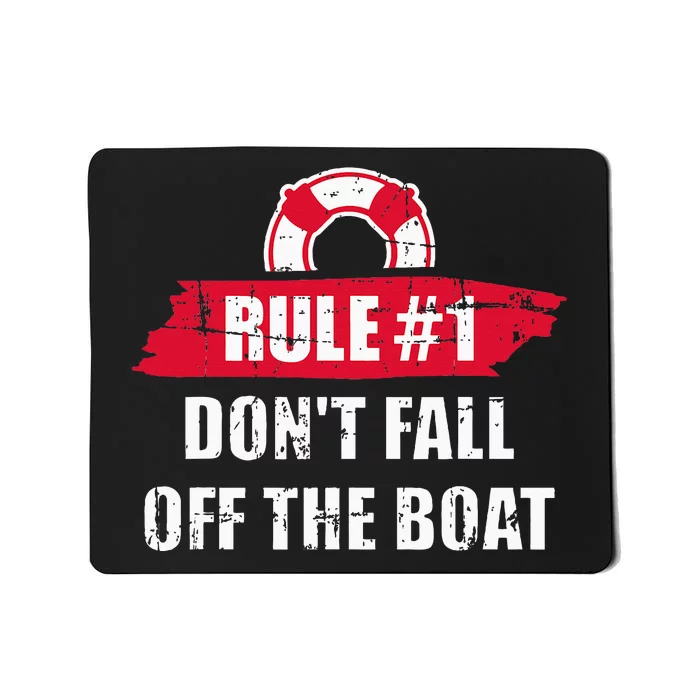 Cruise Rule Number Mousepad