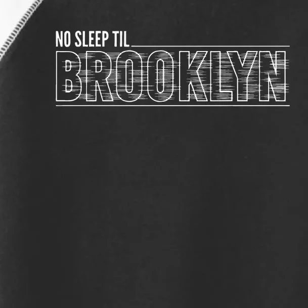 Cool Retro No Sleep Til Brooklyn Old School Portable Stereo Toddler Fine Jersey T-Shirt