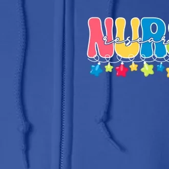 Christmas Research Nurse Funny Gift For Nursing Student Funny Gift Full Zip Hoodie