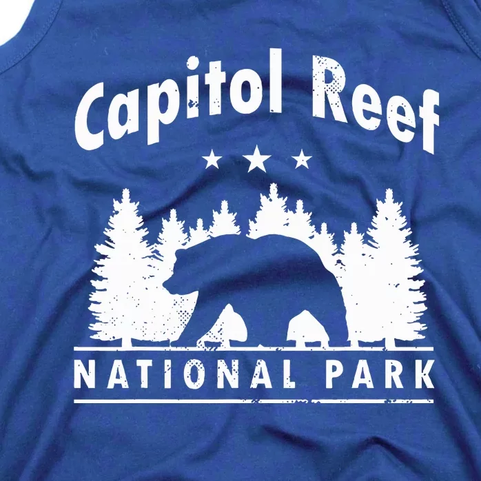 Capitol Reef National Park Bear Souvenir Us Park Tank Top