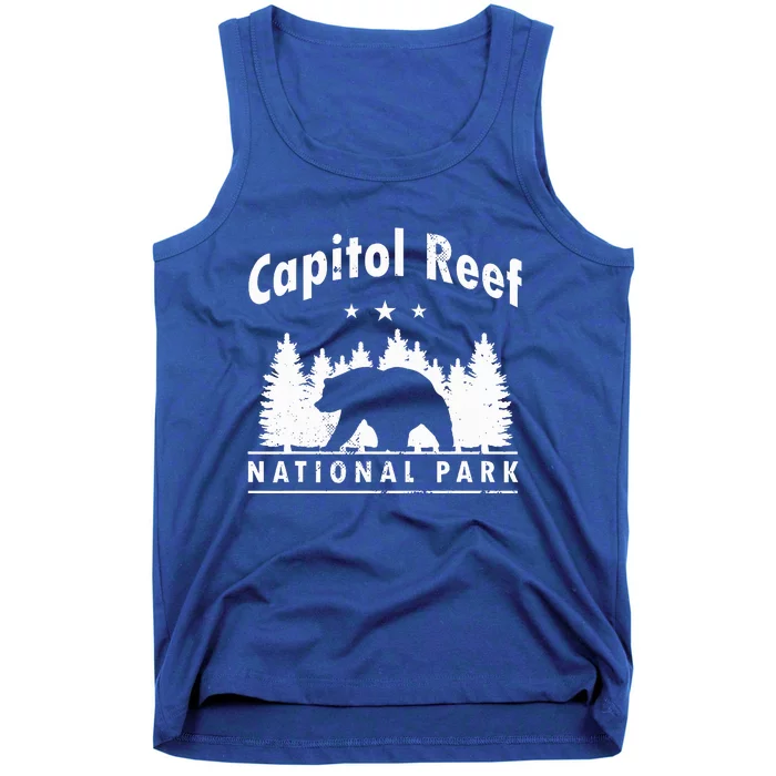 Capitol Reef National Park Bear Souvenir Us Park Tank Top