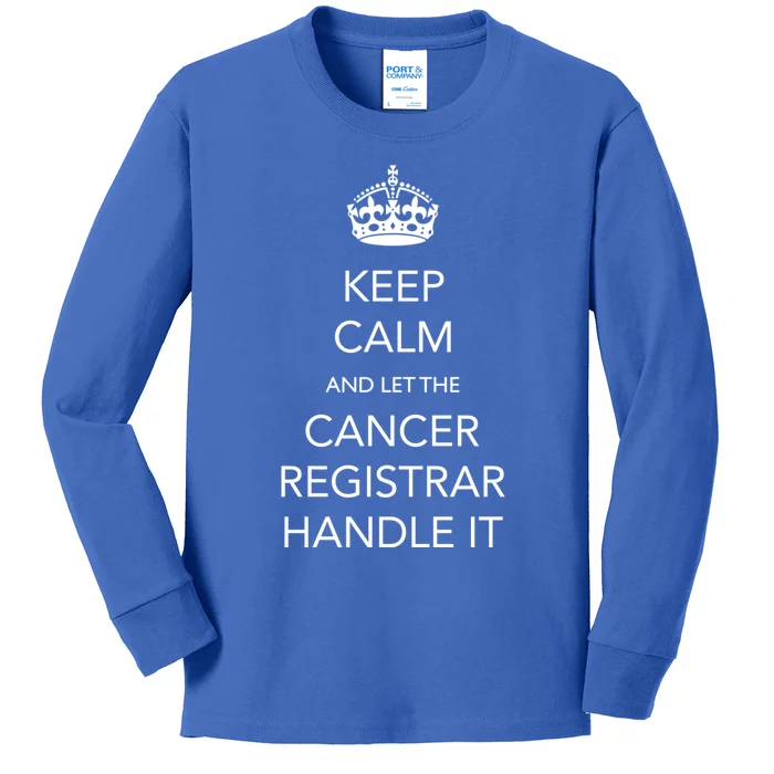 Cancer Registrar National Cancer Registrars Week Gift Kids Long Sleeve Shirt