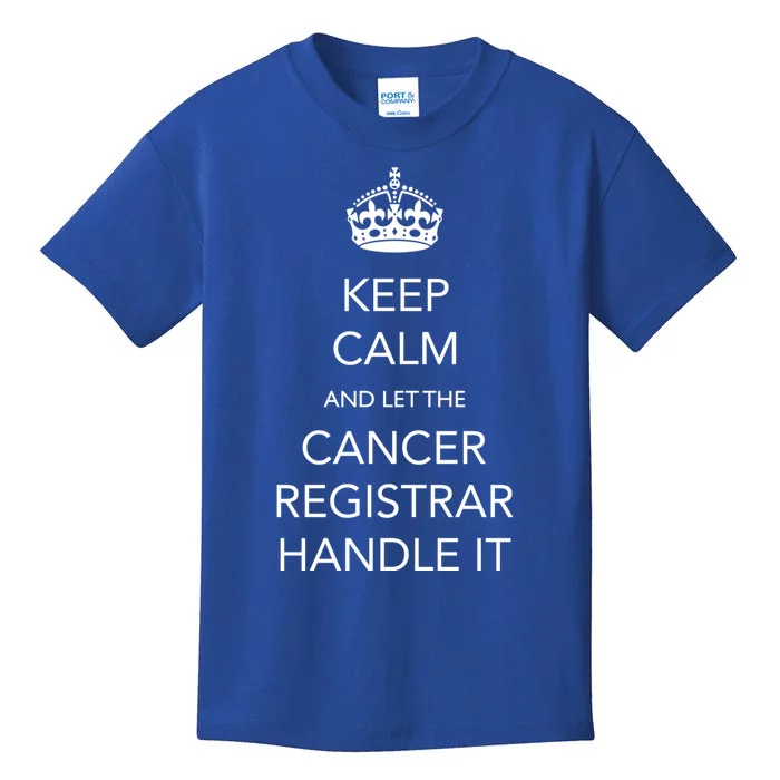 Cancer Registrar National Cancer Registrars Week Gift Kids T-Shirt