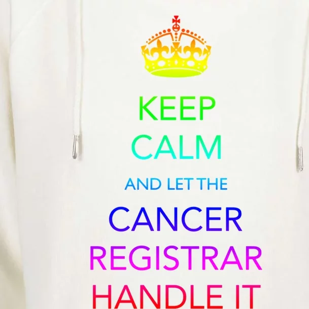 Cancer Registrar National Cancer Registrars Week Gift Womens Funnel Neck Pullover Hood