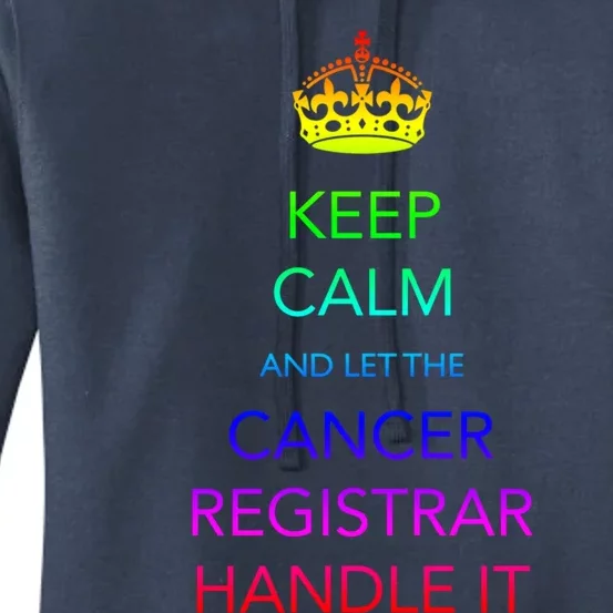 Cancer Registrar National Cancer Registrars Week Gift Women's Pullover Hoodie