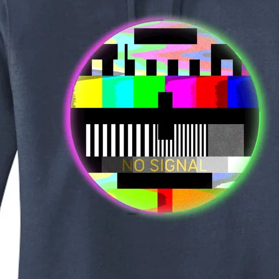 Cool Retro No Tv Signal Women's Pullover Hoodie