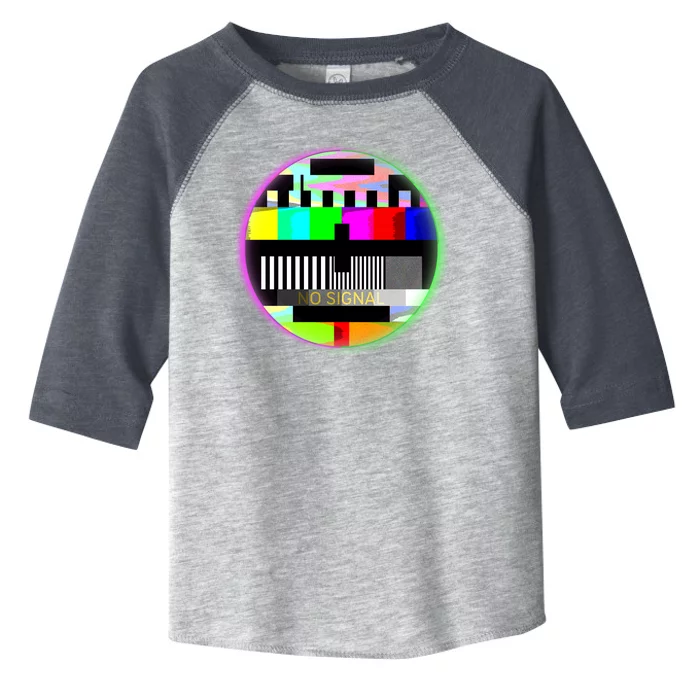 Cool Retro No Tv Signal Toddler Fine Jersey T-Shirt