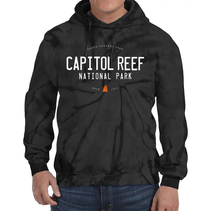 Capitol Reef National Park Utah Tie Dye Hoodie