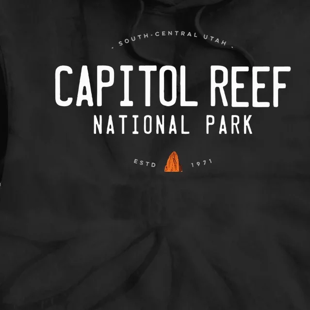 Capitol Reef National Park Utah Tie Dye Hoodie