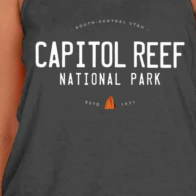 Capitol Reef National Park Utah Women's Knotted Racerback Tank