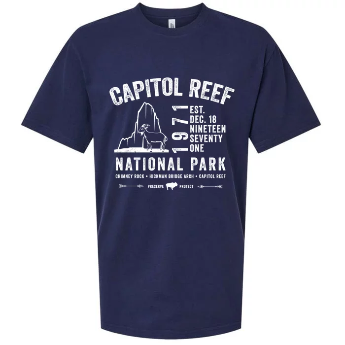 Capitol Reef National Park Utah Souvenir Gift Sueded Cloud Jersey T-Shirt