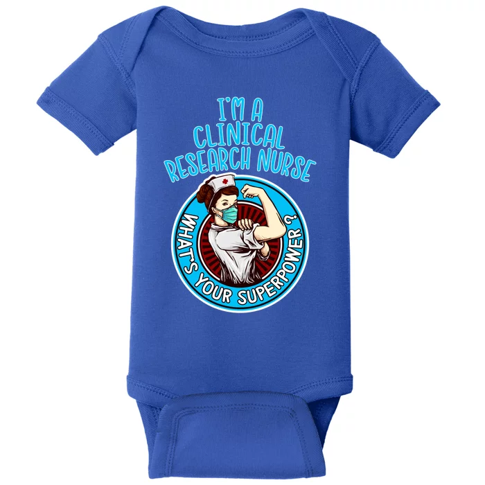 Clinical Research Nurse Gift Nursing Gift Baby Bodysuit