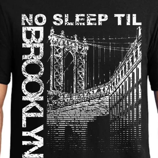 Cool Retro No Sleep Til Brooklyn Old School Portable Stereo Pajama Set