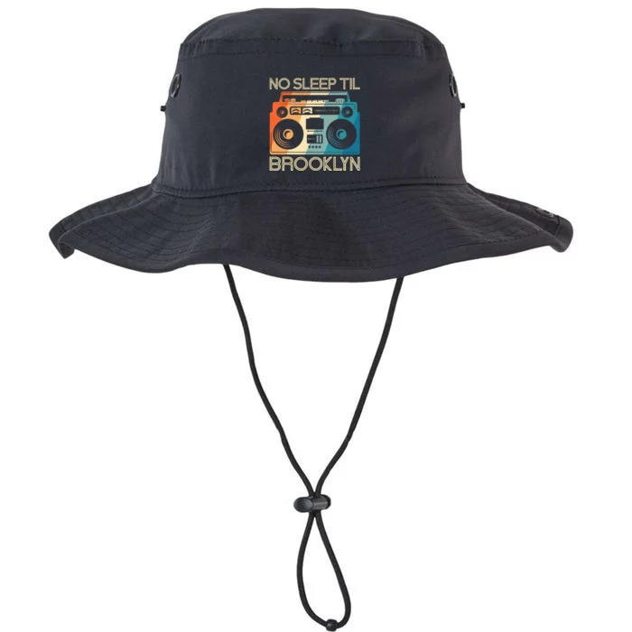 Cool Retro No Sleep Til Brooklyn Old School Portable Stereo Legacy Cool Fit Booney Bucket Hat