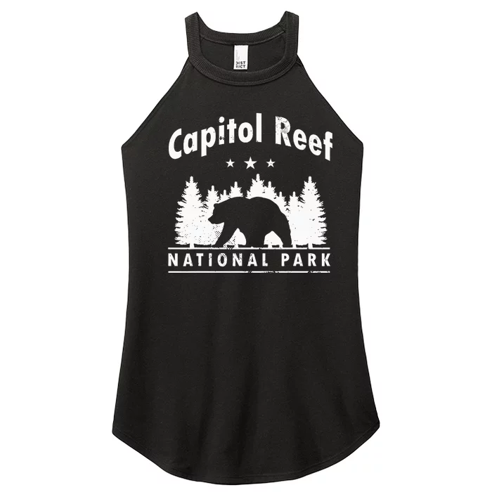 Capitol Reef National Park Bear Souvenir Us Park Women’s Perfect Tri Rocker Tank