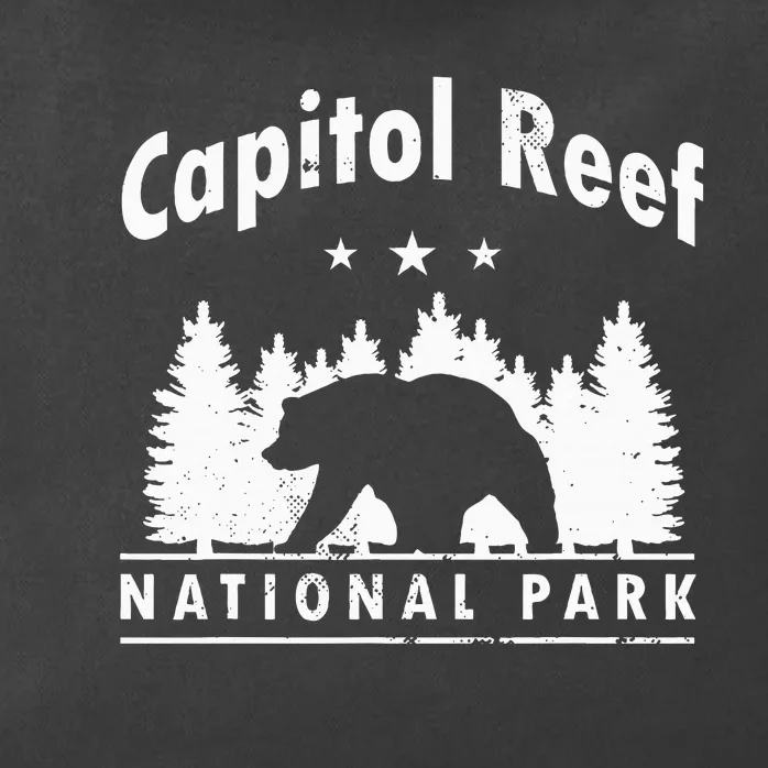 Capitol Reef National Park Bear Souvenir Us Park Zip Tote Bag