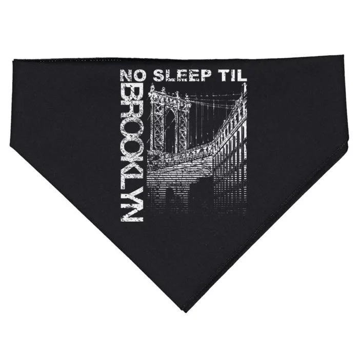 Cool Retro No Sleep Til Brooklyn Old School Portable Stereo USA-Made Doggie Bandana