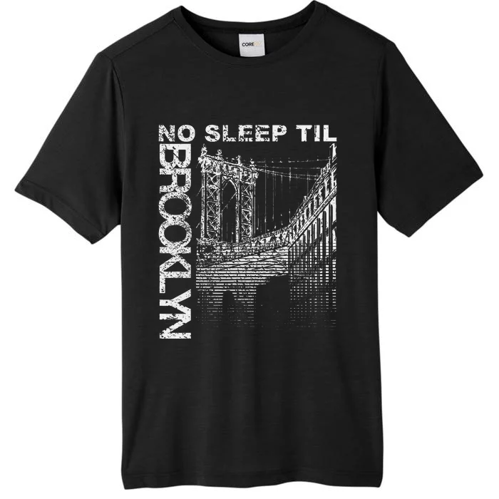 Cool Retro No Sleep Til Brooklyn Old School Portable Stereo ChromaSoft Performance T-Shirt