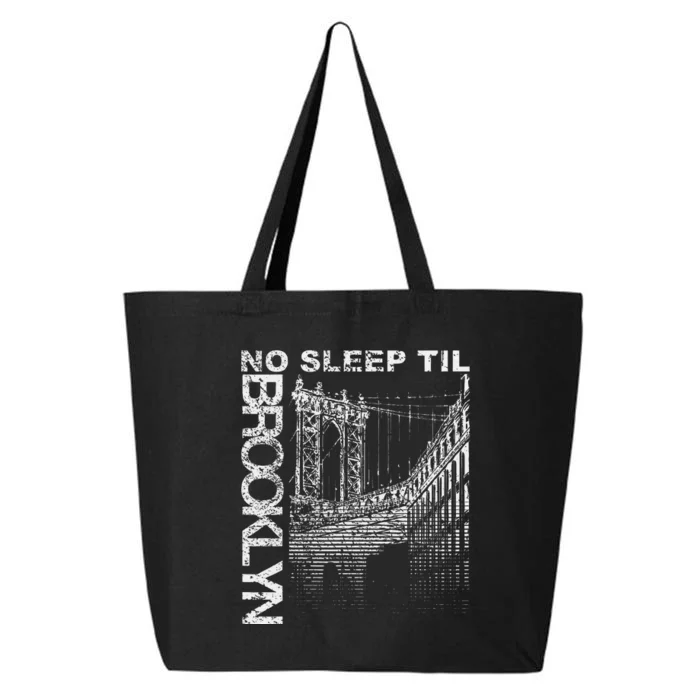 Cool Retro No Sleep Til Brooklyn Old School Portable Stereo 25L Jumbo Tote