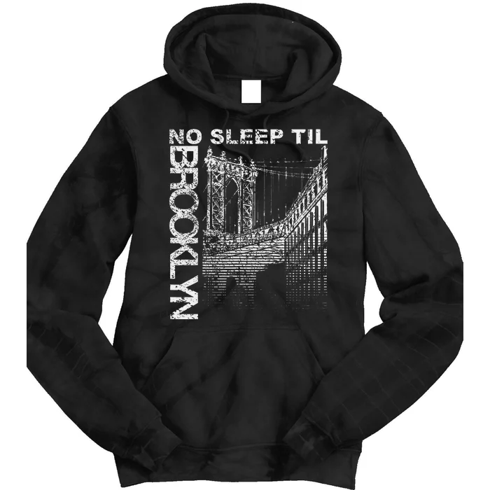 Cool Retro No Sleep Til Brooklyn Old School Portable Stereo Tie Dye Hoodie