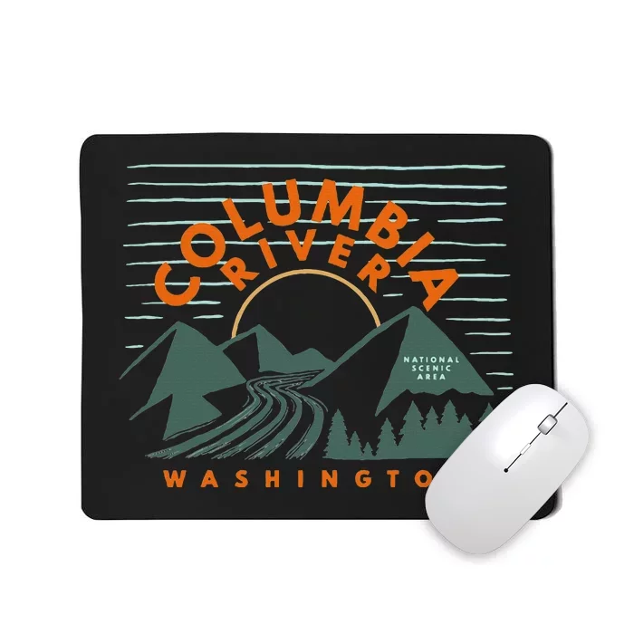 Columbia River National Scenic Area Washington Columbia Mousepad