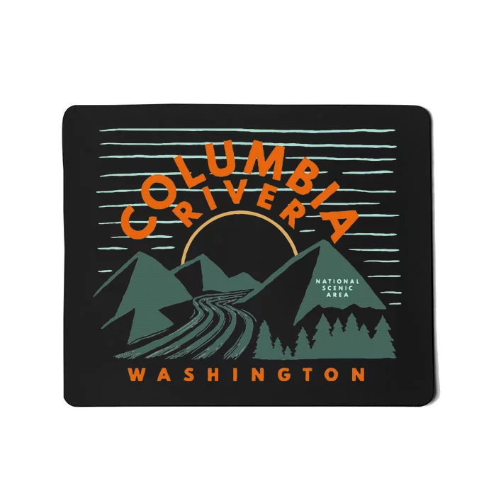 Columbia River National Scenic Area Washington Columbia Mousepad