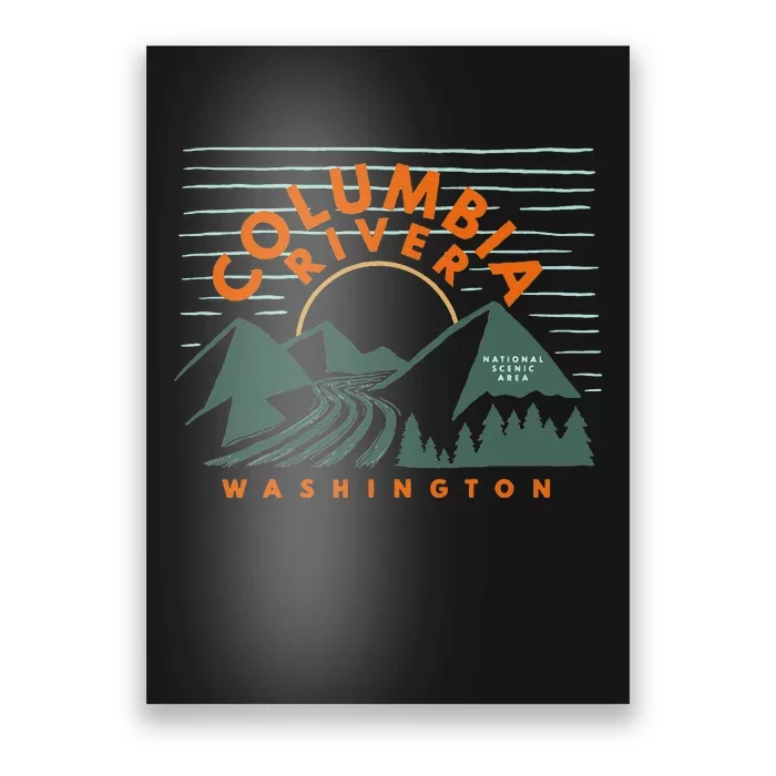 Columbia River National Scenic Area Washington Columbia Poster