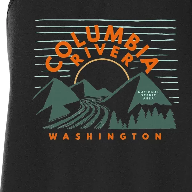 Columbia River National Scenic Area Washington Columbia Women's Racerback Tank