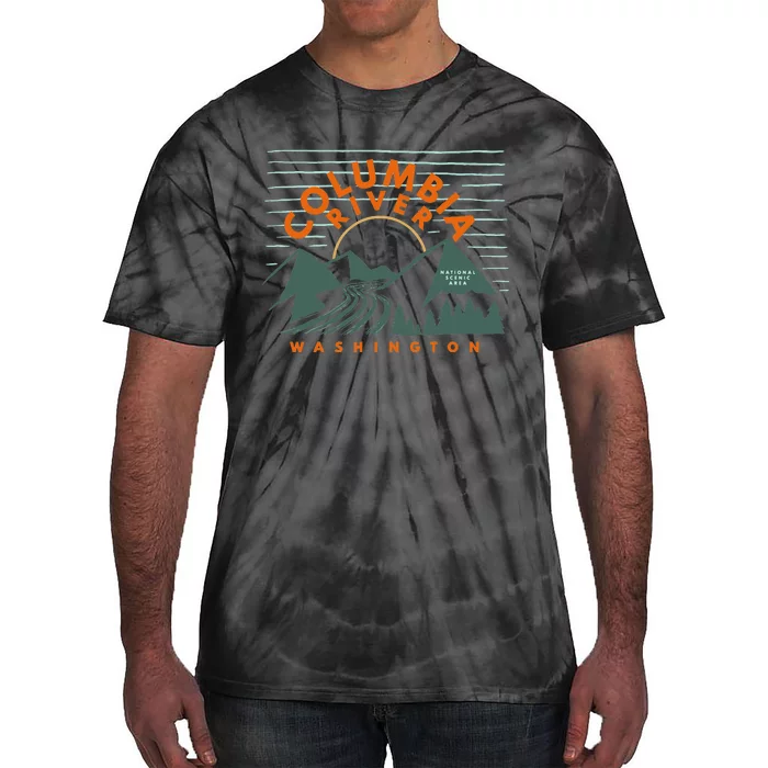 Columbia River National Scenic Area Washington Columbia Tie-Dye T-Shirt