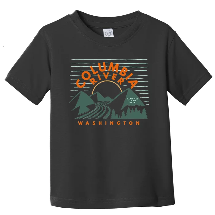 Columbia River National Scenic Area Washington Columbia Toddler T-Shirt