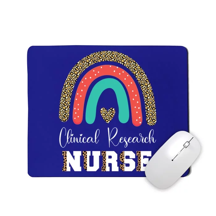 Clinical Research Nurse Leopard Nursing Graduation Gift Mousepad