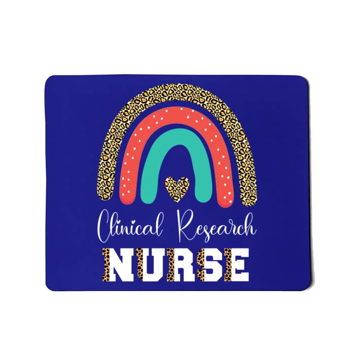 Clinical Research Nurse Leopard Nursing Graduation Gift Mousepad