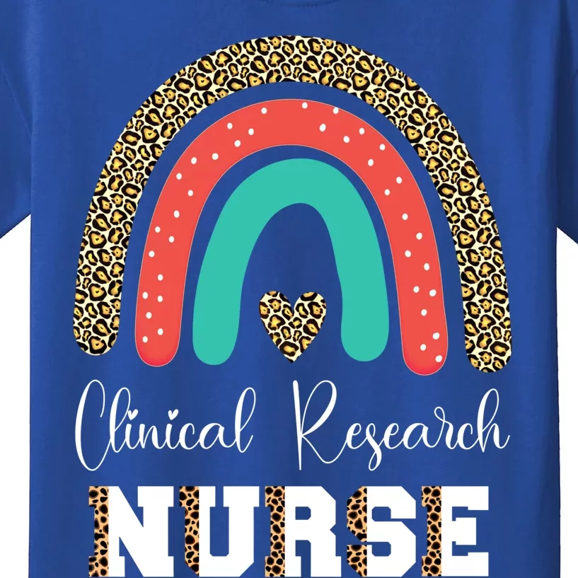 Clinical Research Nurse Leopard Nursing Graduation Gift Kids T-Shirt