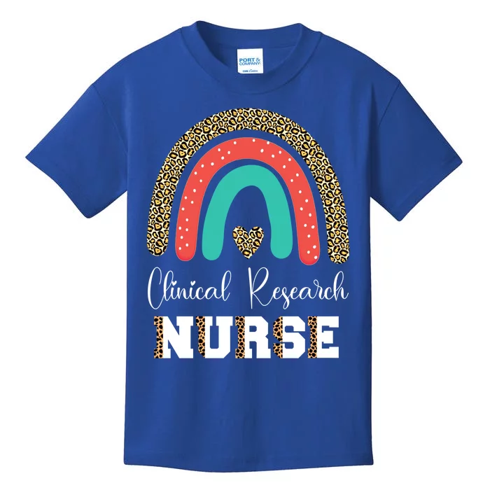 Clinical Research Nurse Leopard Nursing Graduation Gift Kids T-Shirt